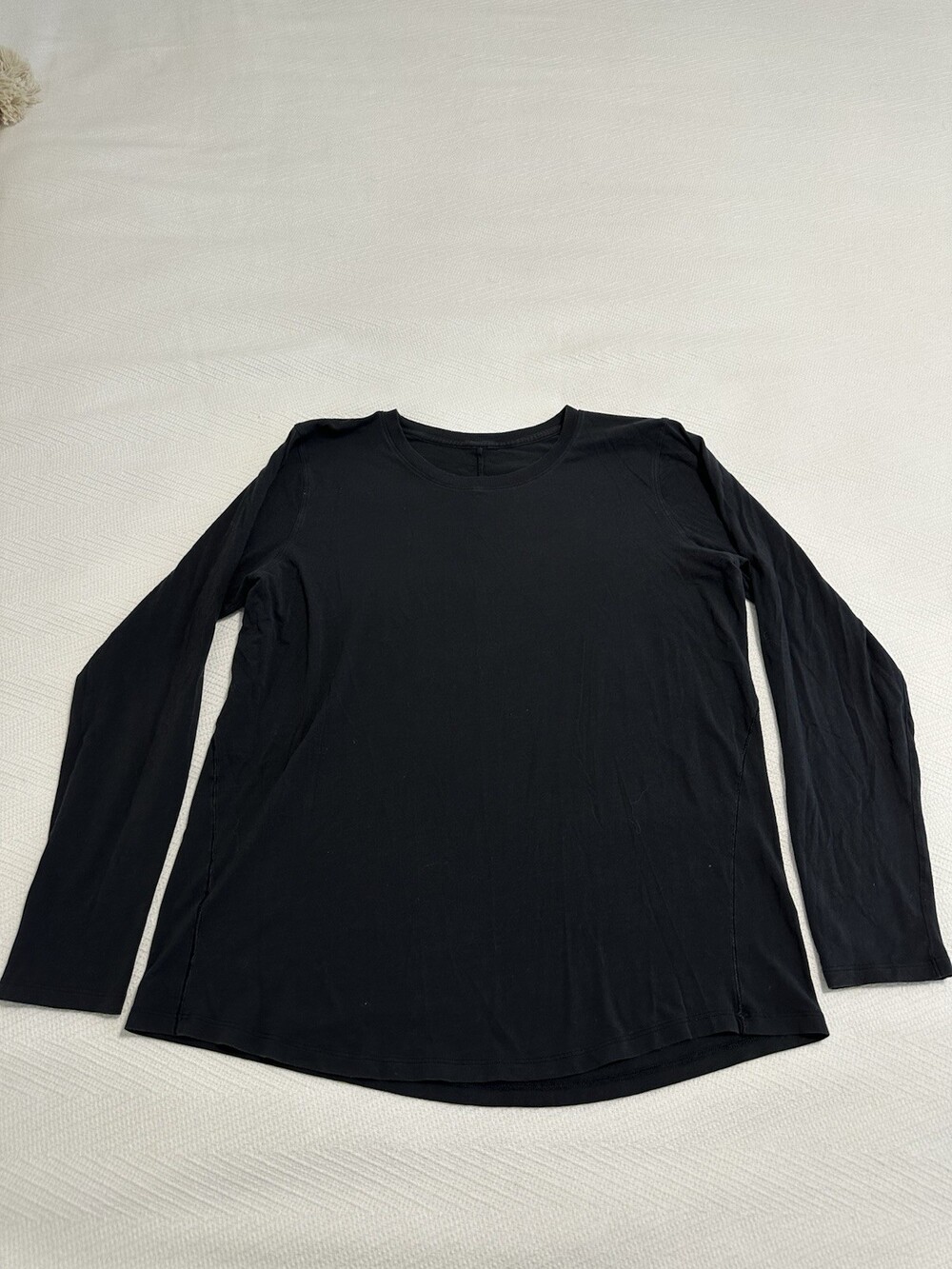 Lululemon Black Long Sleeve Crew Women’s Size XL